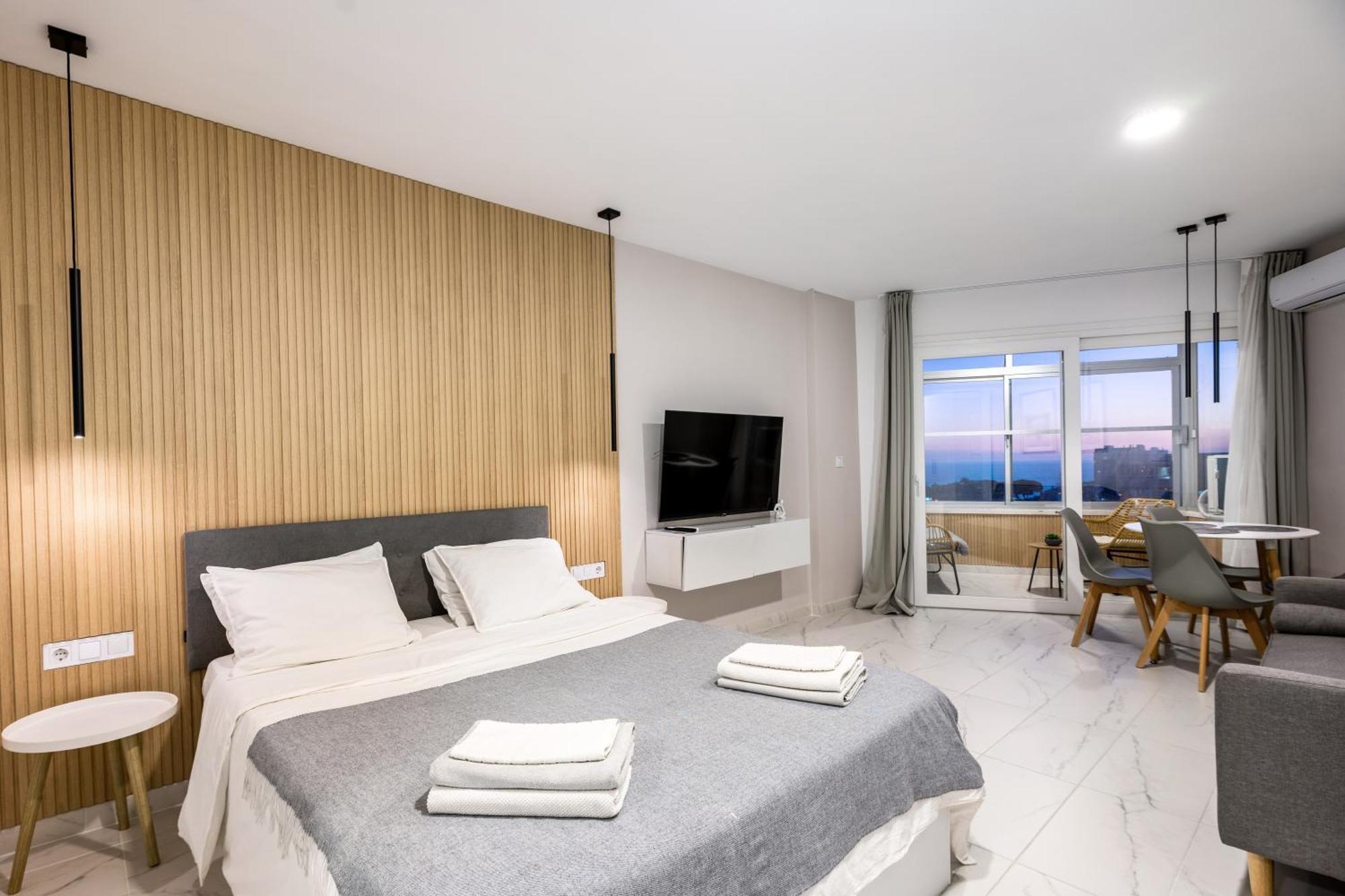 Modern Studio Apartment With Sea Views 5 Min From The Beach Sitio de Calahonda 外观 照片